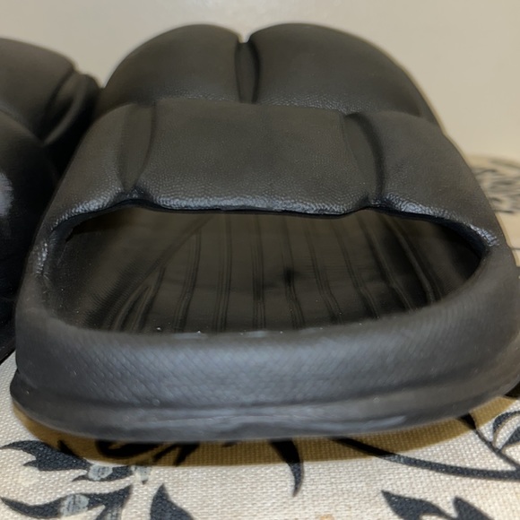 EVA Foam Slide Lite Black New Brick Upper Print Comfortable - Picture 5 of 11